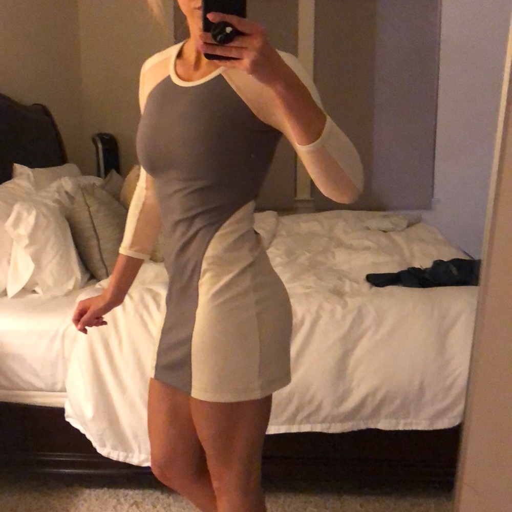 Silence + noise bodycon dress.